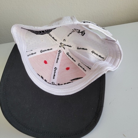 Taylormade R7 Hat Cap Men's Red Black Strapback Golf Dad Driver Clubs - Picture 8 of 10